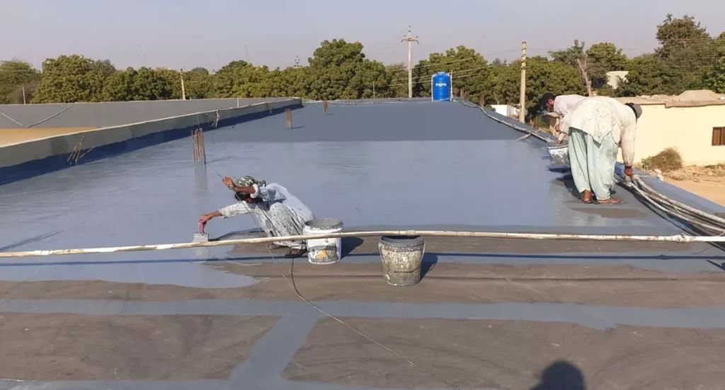Roof leakage waterproofing